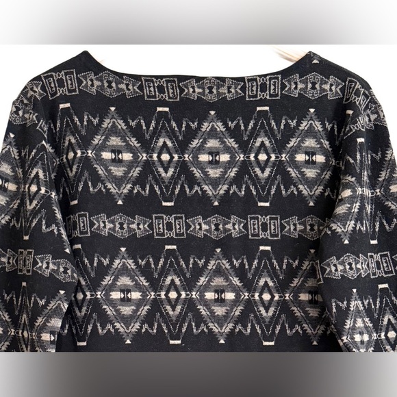 RALPH LAUREN COUNTRY Vintage Aztec Western Cowgirl Boho Rare Sweater Cardigan M - Picture 7 of 9